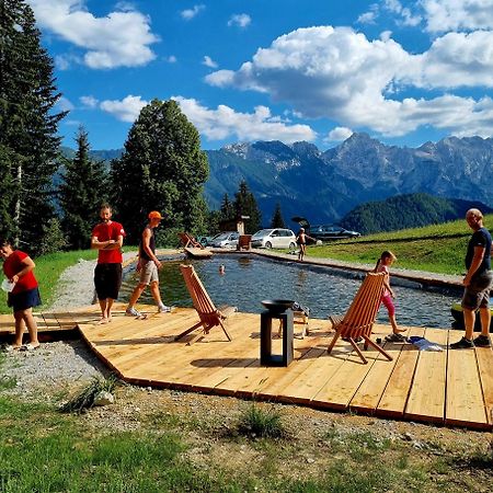 Holiday Chalet "Alpine Dreams" With Private Wellness 솔차바 외부 사진