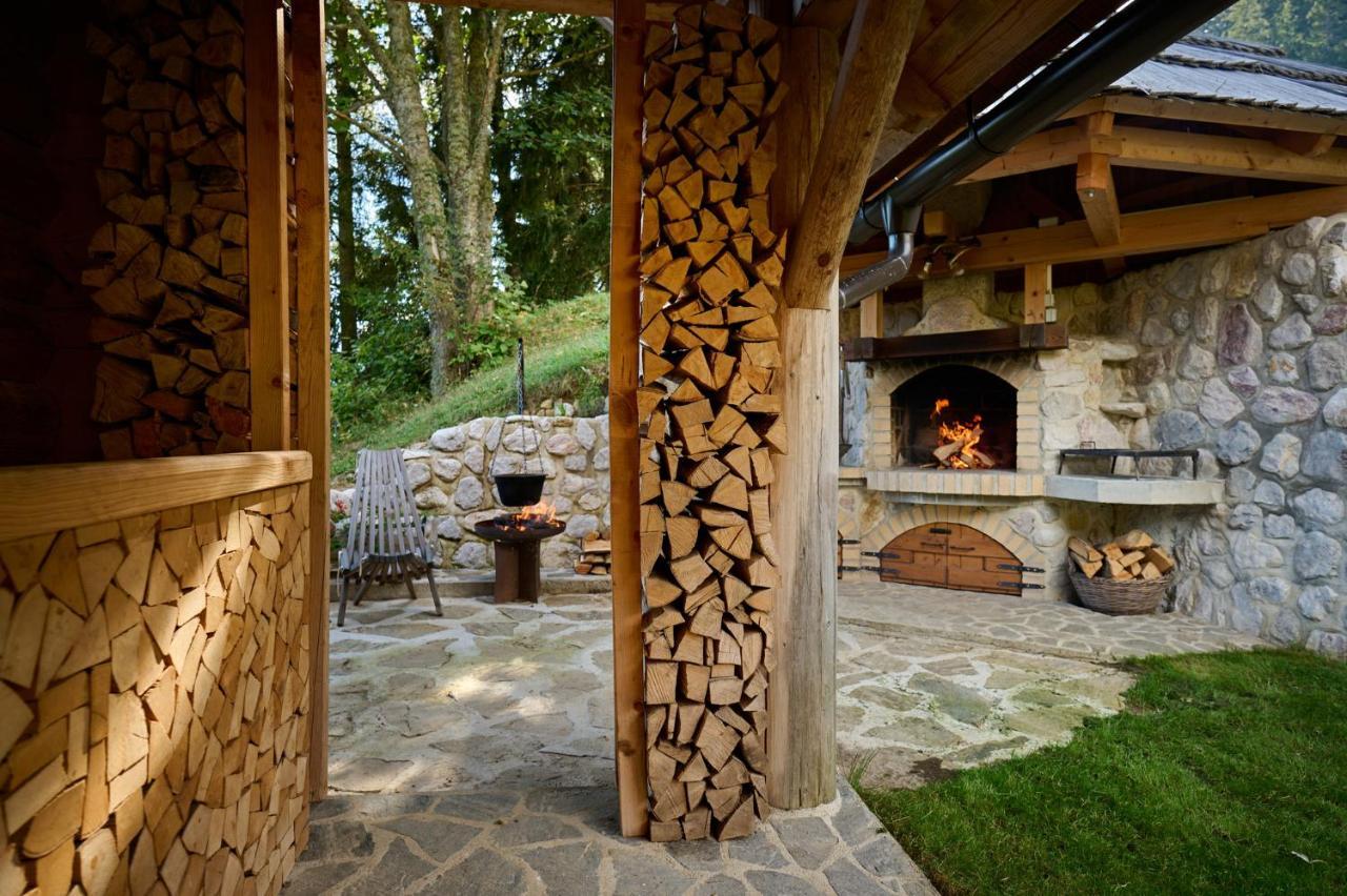 Holiday Chalet "Alpine Dreams" With Private Wellness 솔차바 외부 사진