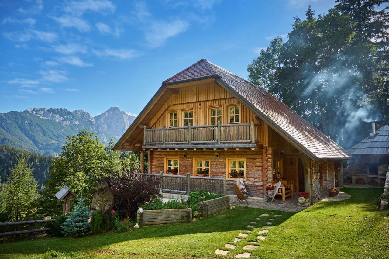 Holiday Chalet "Alpine Dreams" With Private Wellness 솔차바 외부 사진