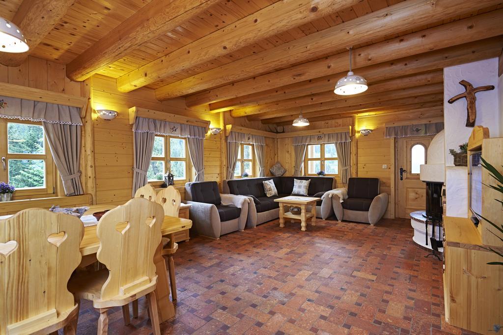 Holiday Chalet "Alpine Dreams" With Private Wellness 솔차바 객실 사진