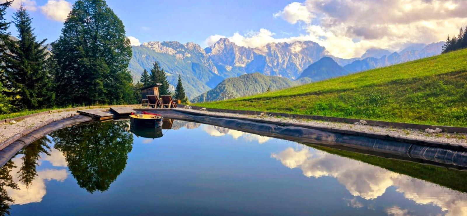 Holiday Chalet "Alpine Dreams" With Private Wellness 솔차바 외부 사진