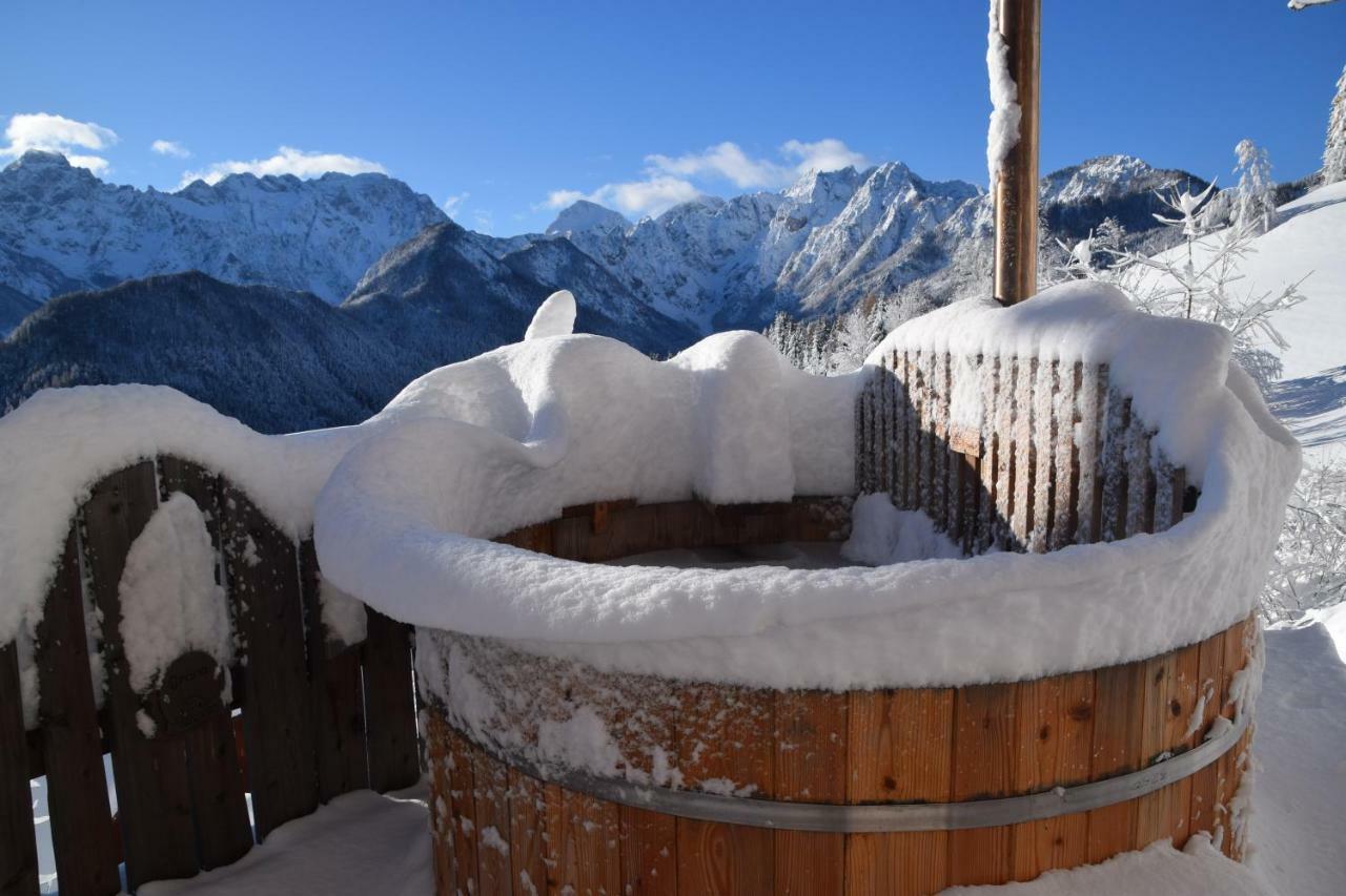 Holiday Chalet "Alpine Dreams" With Private Wellness 솔차바 외부 사진