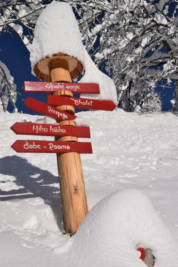 Holiday Chalet "Alpine Dreams" With Private Wellness 솔차바 외부 사진