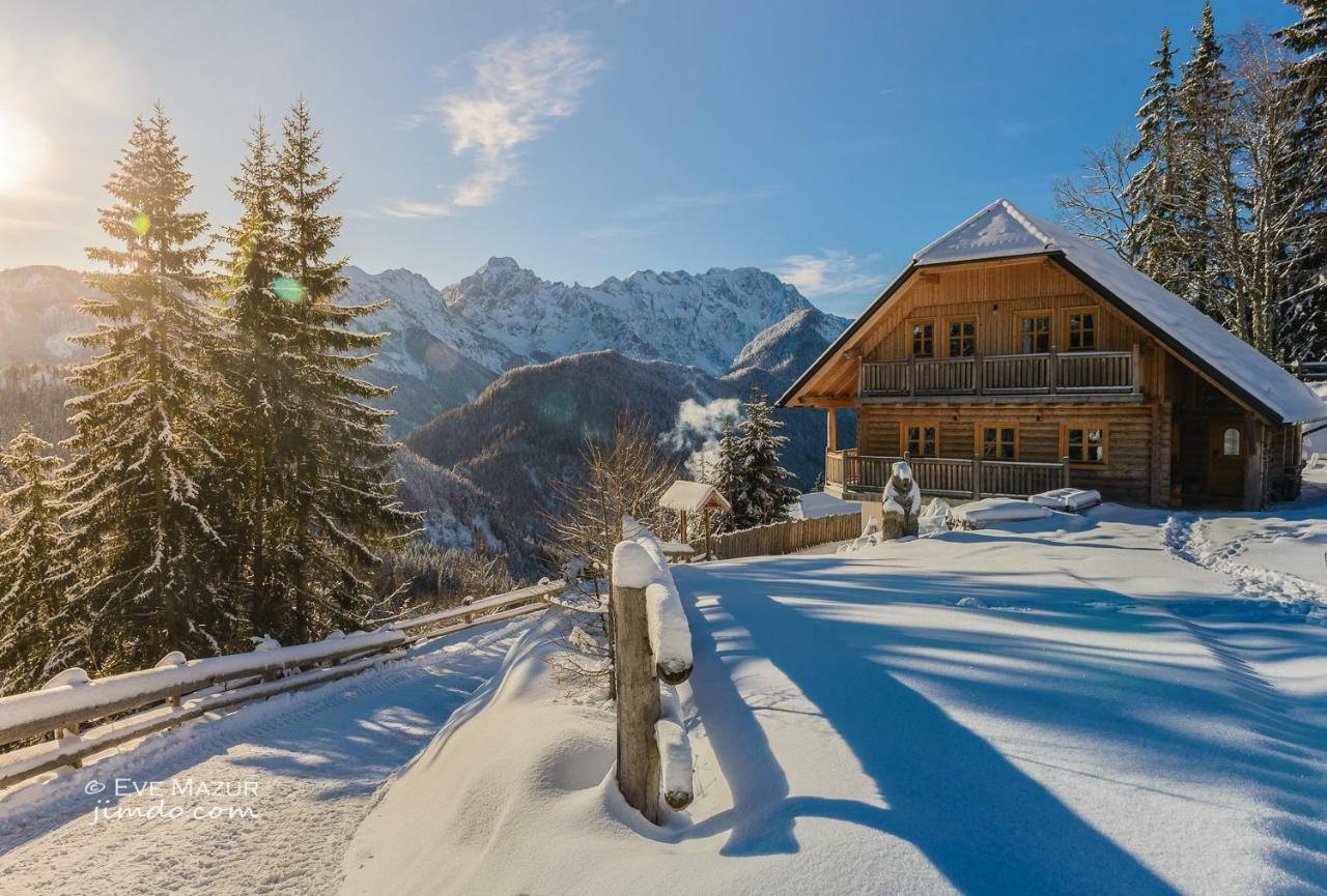 Holiday Chalet "Alpine Dreams" With Private Wellness 솔차바 외부 사진